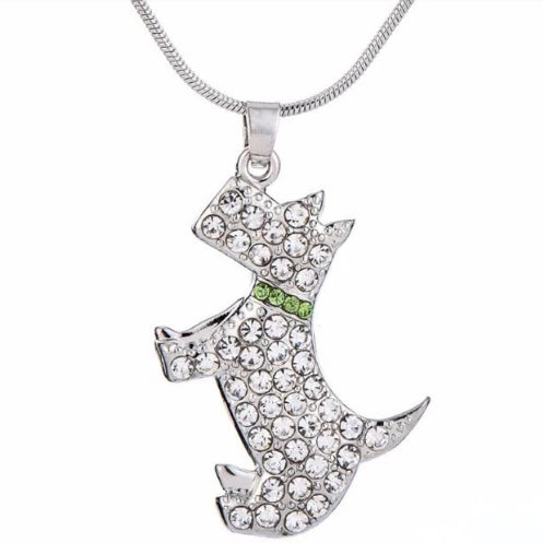 Sparkle Scottie Dog & Chain